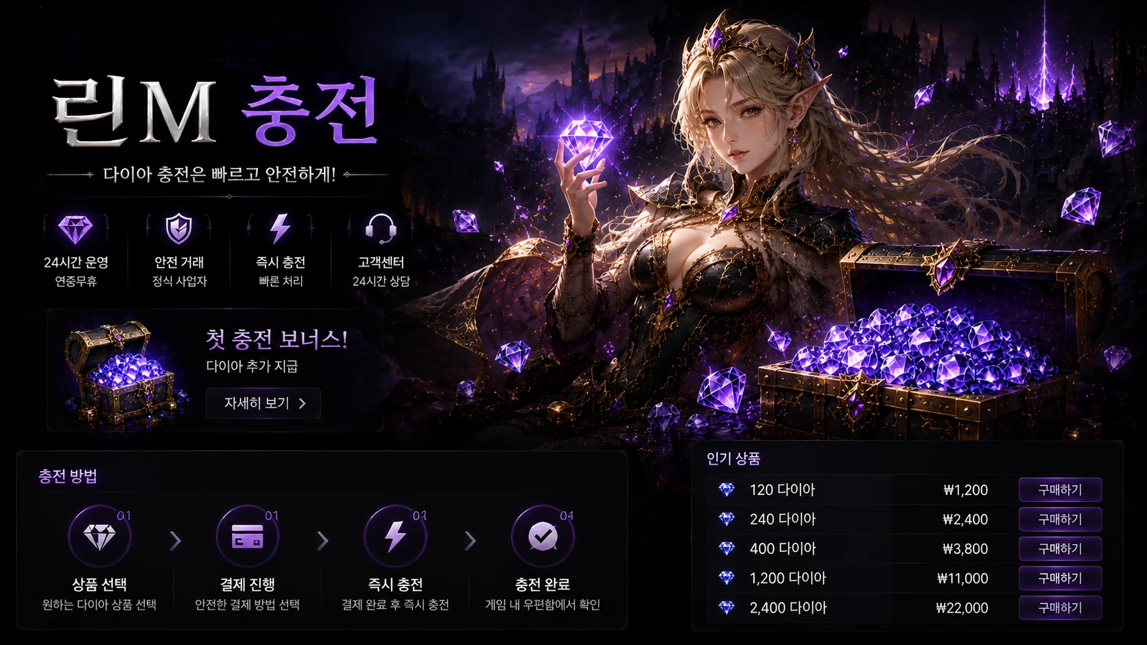 린M 20~25% 할인 충전 대표 이미지